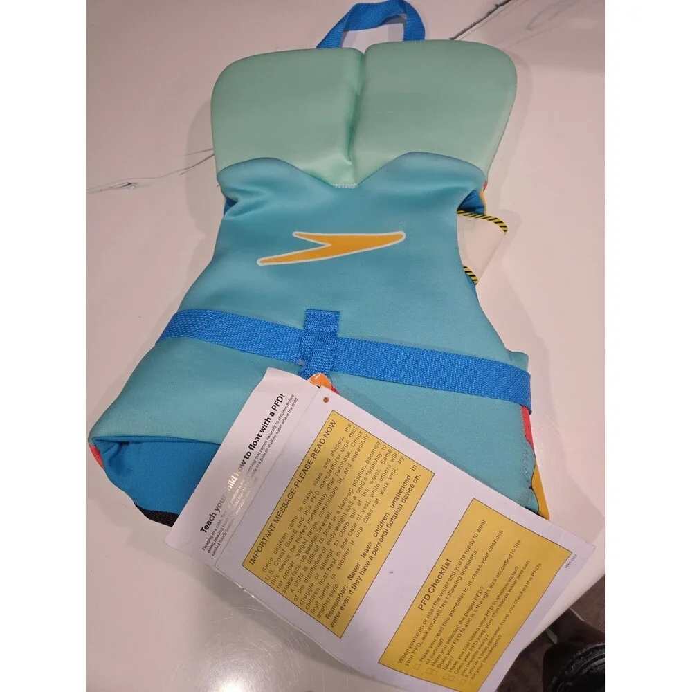Speedo Swimming Life Jacket Vest PFD USCG Approved Up to 30 lbs GYM